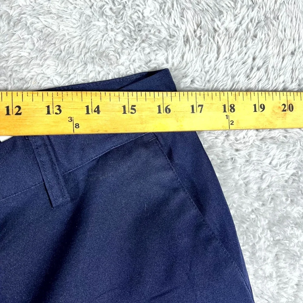 Adidas Climalite Golf Pants Mens 33x32 Navy Blue Flat Front Resort Performance